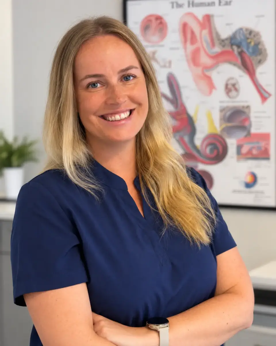 Kiropraktor Marie Hermansen i klinikken på Fetsund